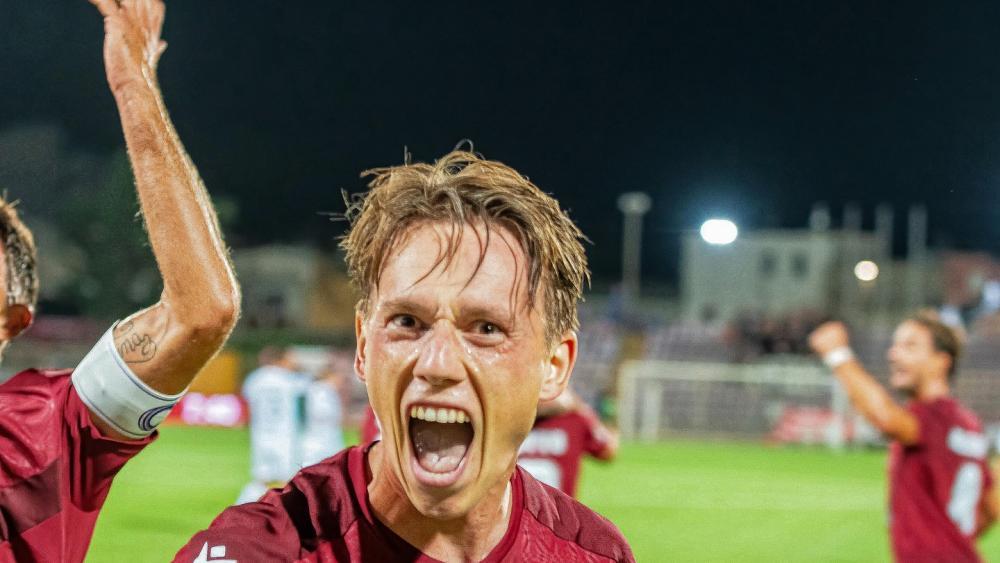 Manuel Fischnaller scored for Trapani in Serie C.