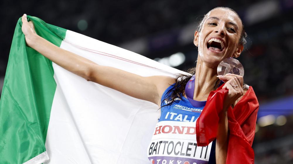 Nadia Battocletti a marqué l'histoire du sport italien à Tokyo. © ANSA / FRANCK ROBICHON