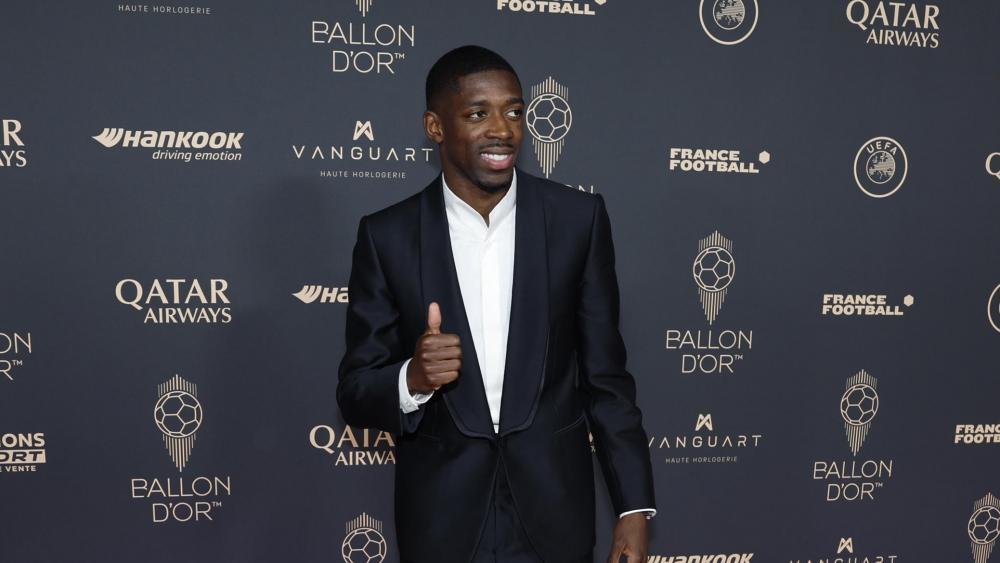 Ousmane Dembélé won the Ballon d'Or. © ANSA / Mohammed Badra