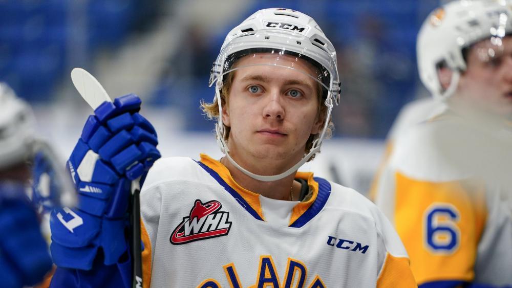 Randen Schmidt moves to South Tyrol. © Steve Hiscock / Saskatoon Blades