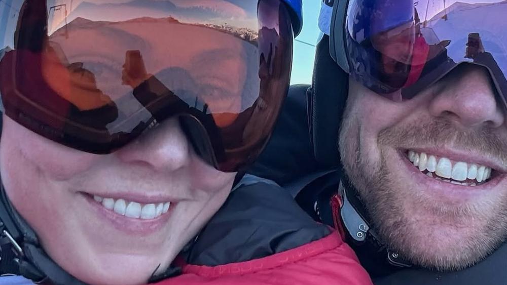 Ski-Traumpaar-Liebesgl-ck-am-Ende-der-Welt