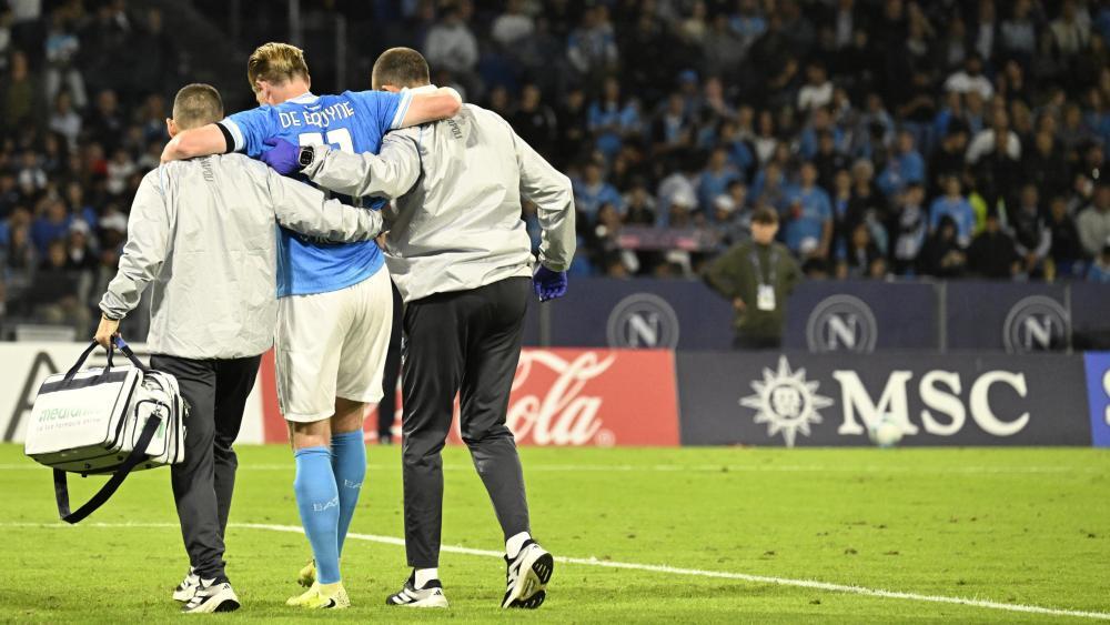 The top match didn't end well for the Belgian. © ANSA / CIRO FUSCO / FU