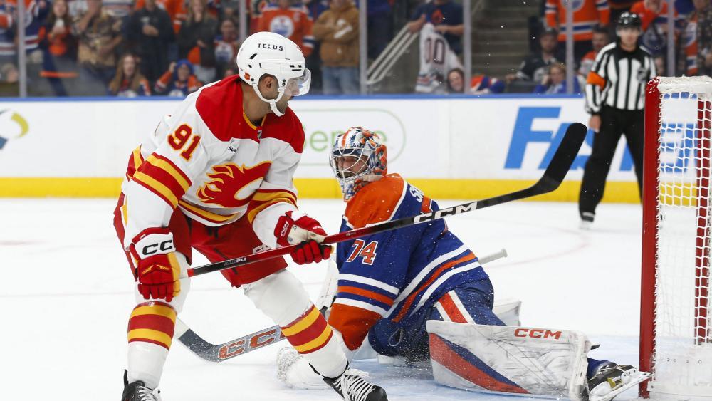 Les Flames de Calgary ont vaincu les Oilers d'Edmonton. © APA / CODIE MCLACHLAN