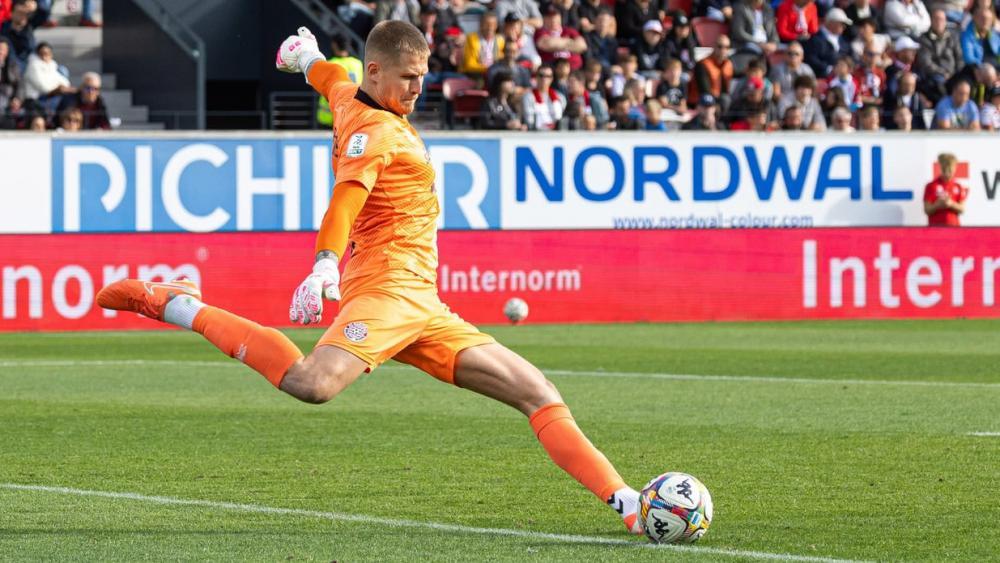 FCS-Keeper Marius Adamonis hat sich im letzten Match den Finger gebrochen. © FCS