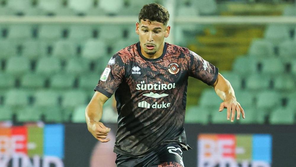 Federico Davi starts his first Serie B match. © FC Südtirol