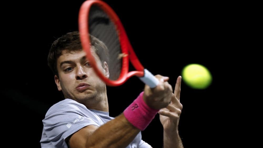 Flavio Cobolli ist in Topform. © ANSA / YOAN VALAT