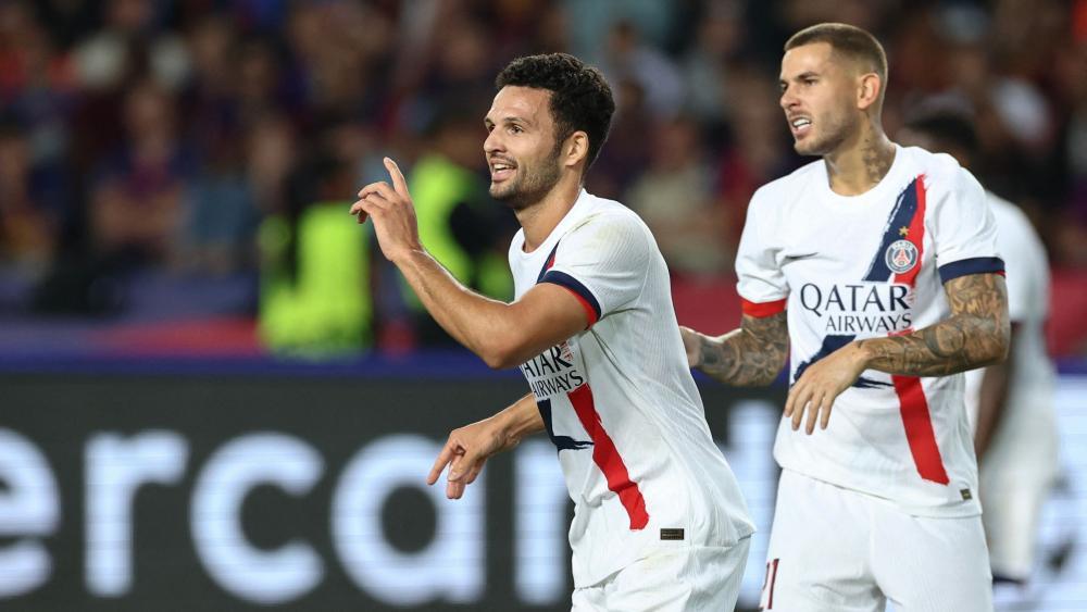 Goncalo Ramos (left) scored the winning goal. © APA/afp / JOSEP LAGO