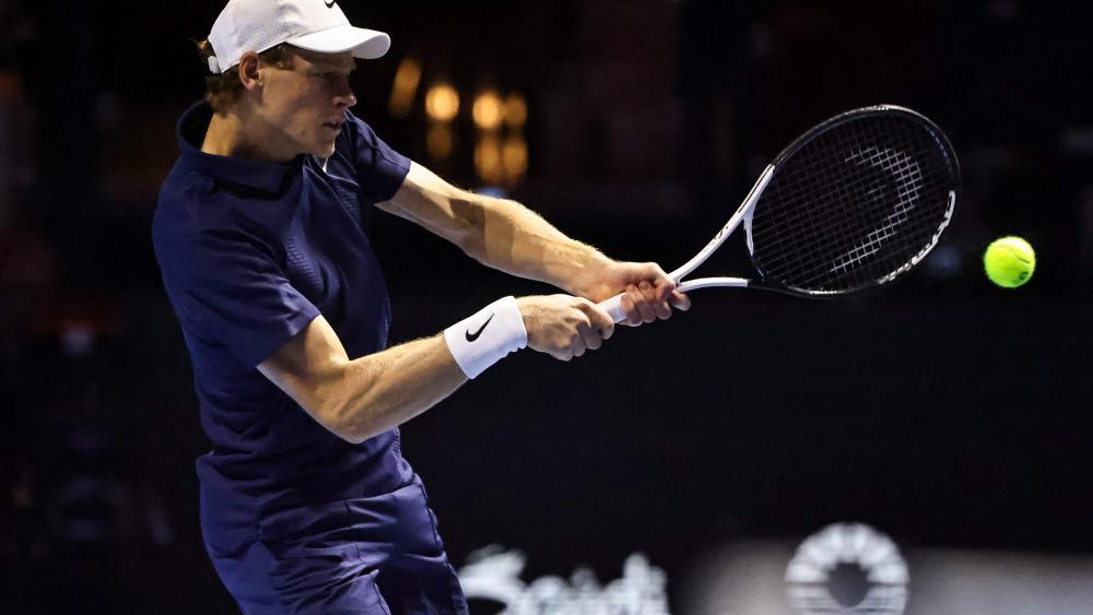 Jannik Sinner showed his best side in the final in Riyadh. © APA/afp / FAYEZ NURELDINE