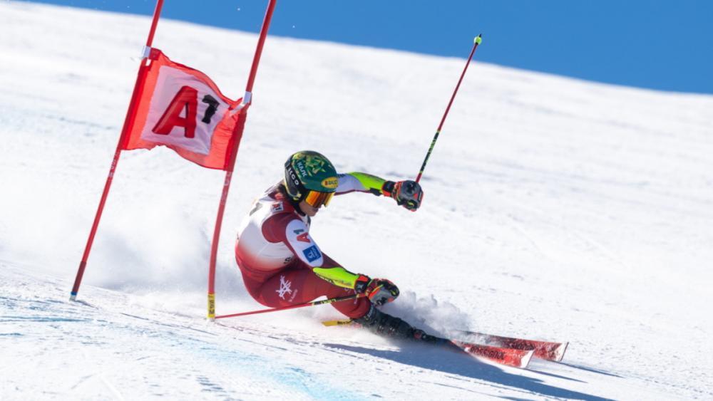 Julia Scheib geht als Führende in den zweiten Durchgang. © APA/EXPA/JOHANN GRODER / EXPA/JOHANN GRODER