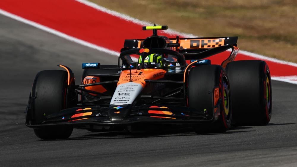 Lando Norris feels at home in Austin. © APA / CLIVE MASON