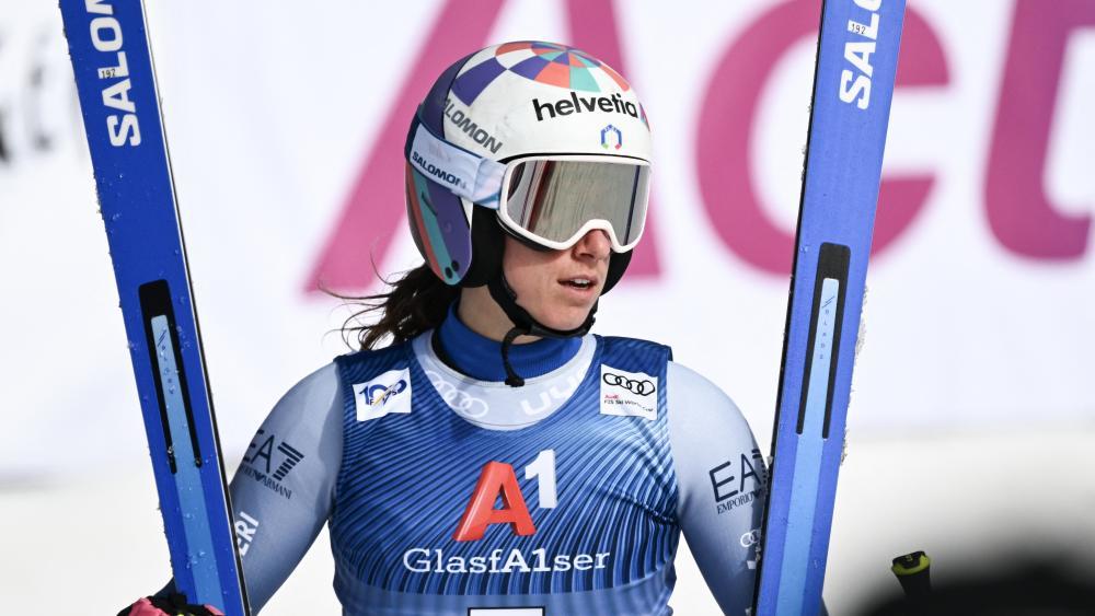 Marta Bassino is seriously injured. © AFP / JOE KLAMAR