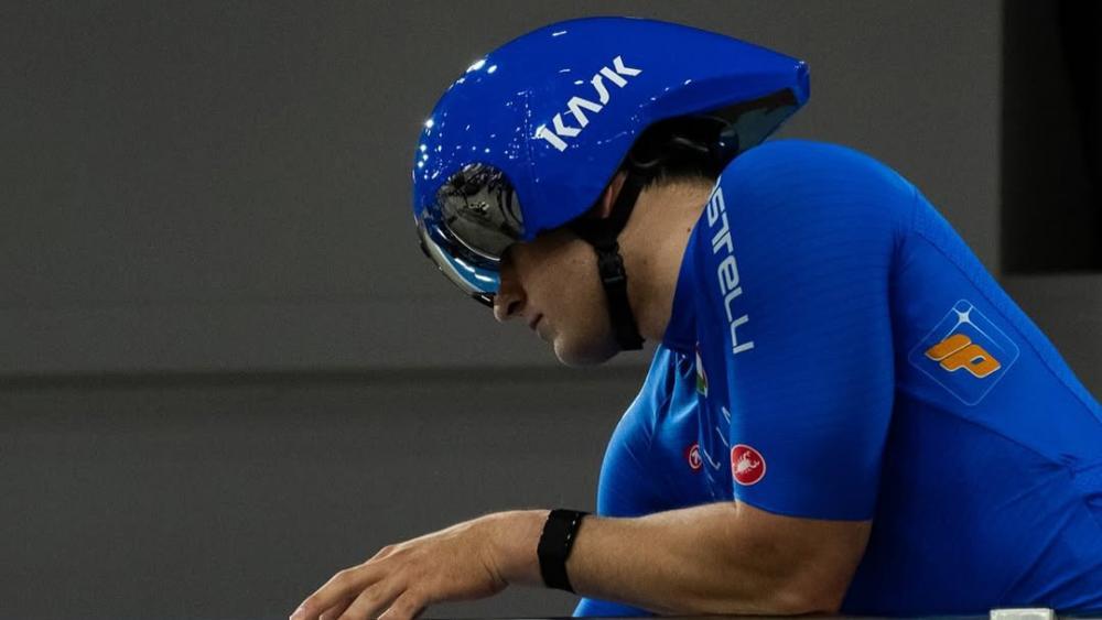 Matteo Bianchi n'a pas pu concourir pour une médaille. © Médias sociaux