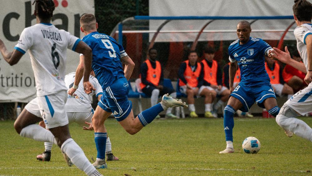 Mike Seaton (right) and Manuel Brusco are the heart and soul of Obermais' attacking play. © P. Schwienbacher