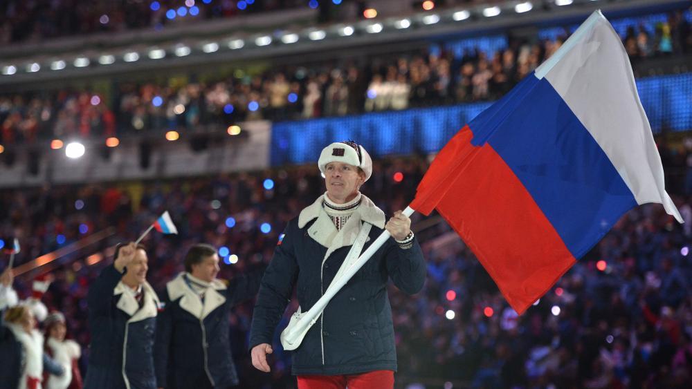 Russian athletes are not allowed to participate in FIS competitions. © APA/afp / ALBERTO PIZZOLI