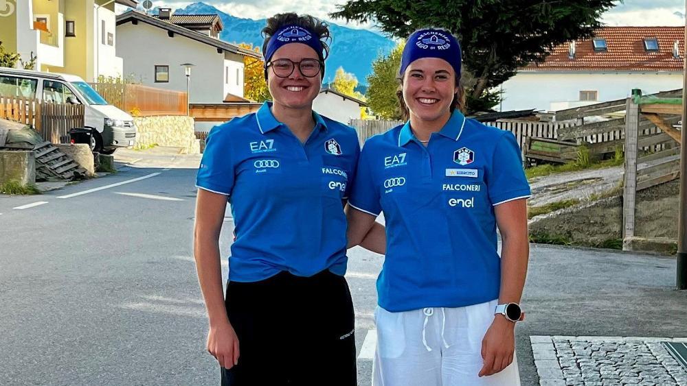 Ylvie Folie (l.) und ihre jüngere Schwester Marit (r.) wollen auf die große Wintersportbühne.
