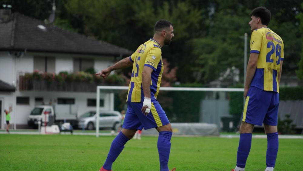 Daniele De Simone (links) und Hannes Kofler feierten mit Naturns einen Kantersieg. © DLife