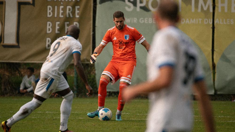 Obermais goalkeeper Luca Tenderini and his teammates came away empty-handed in Chioggia. © P. Schwienbacher