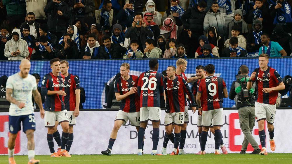 Bologna steht im Finale. © APA/afp / FAYEZ NURELDINE