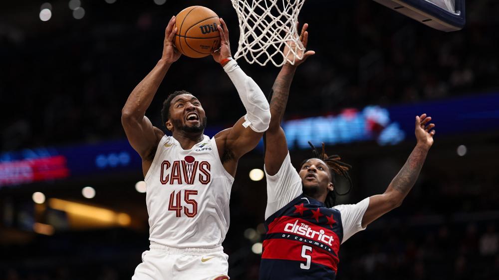 Donovan Mitchell hatte großen Anteil am Comeback gegen die WIzards. © APA / SCOTT TAETSCH