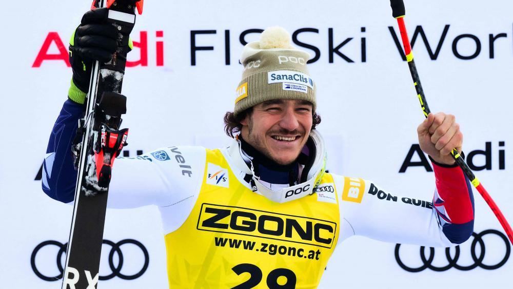 Ein Tscheche sorgte in Gröden für die große Sensation. © APA/afp / STEFANO RELLANDINI