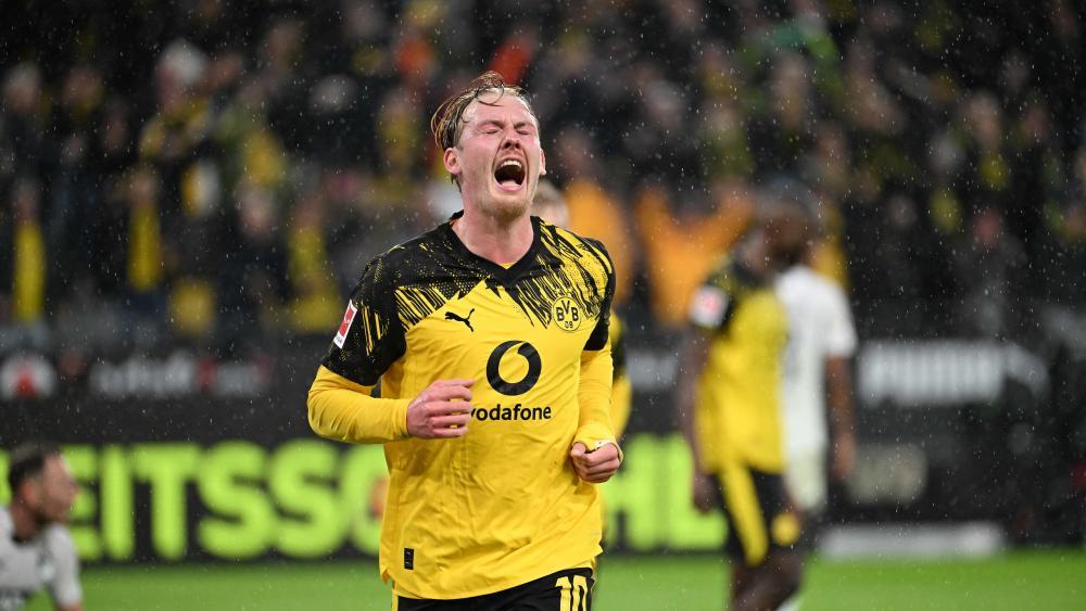 Julian Brandt traf für Dortmund. © APA/afp / UWE KRAFT