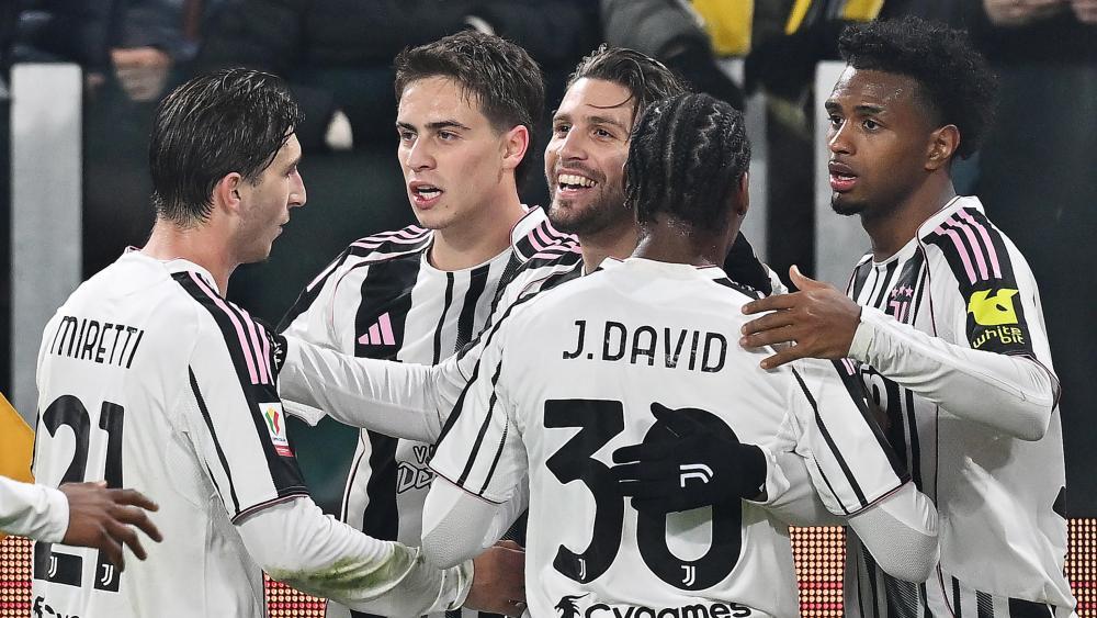 Juventus zog in das Viertelfinale ein. © ANSA / Alessandro Di Marco