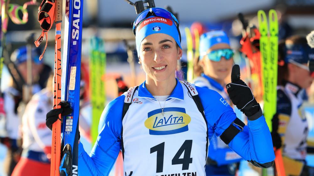 Lisa Vittozzi hat die Verfolgung in Hochfilzen gewonnen. © Pierre TEYSSOT