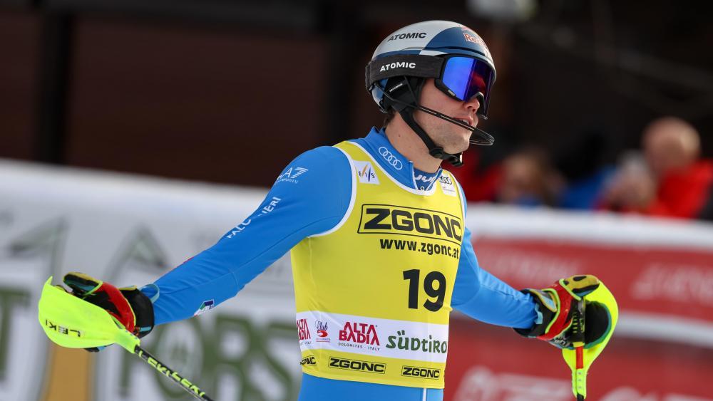 Südtirols Ski-Star Alex Vinatzer. © ANSA / ANDREA SOLERO