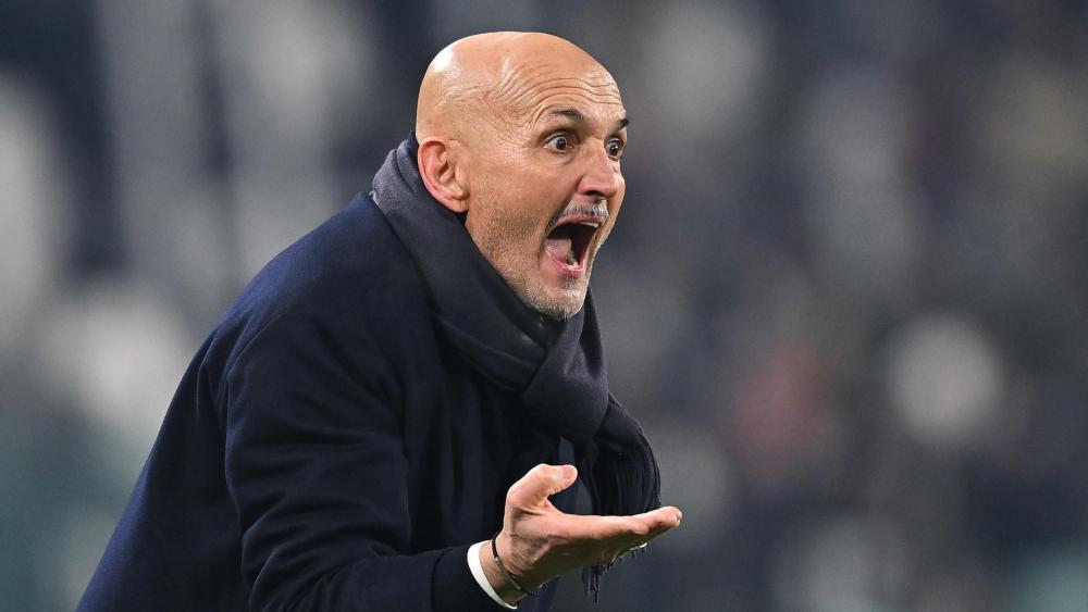 Juve-Trainer Luciano Spalletti hat eine Show geboten. © ANSA / Alessandro Di Marco