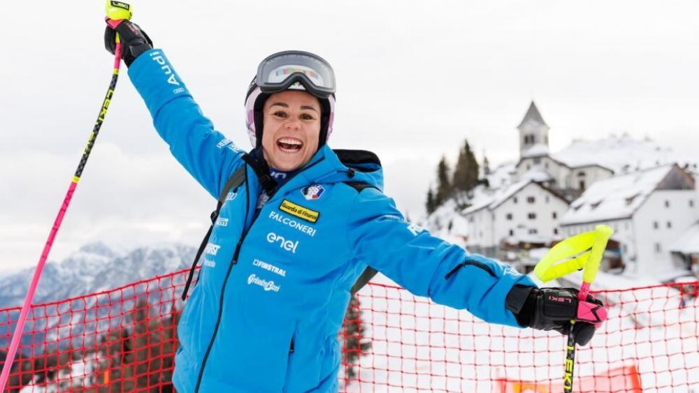 Nicol Delago set the fastest time in training. What's in store for him today? © GEPA pictures/ Matic Klansek