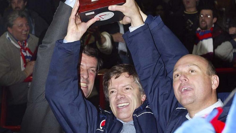 Adolf Insam (Mitte) hat mit dem HC Mailand fünf und in seiner Karriere insgesamt 16 Italienmeistertitel gewonnen. © Pattis