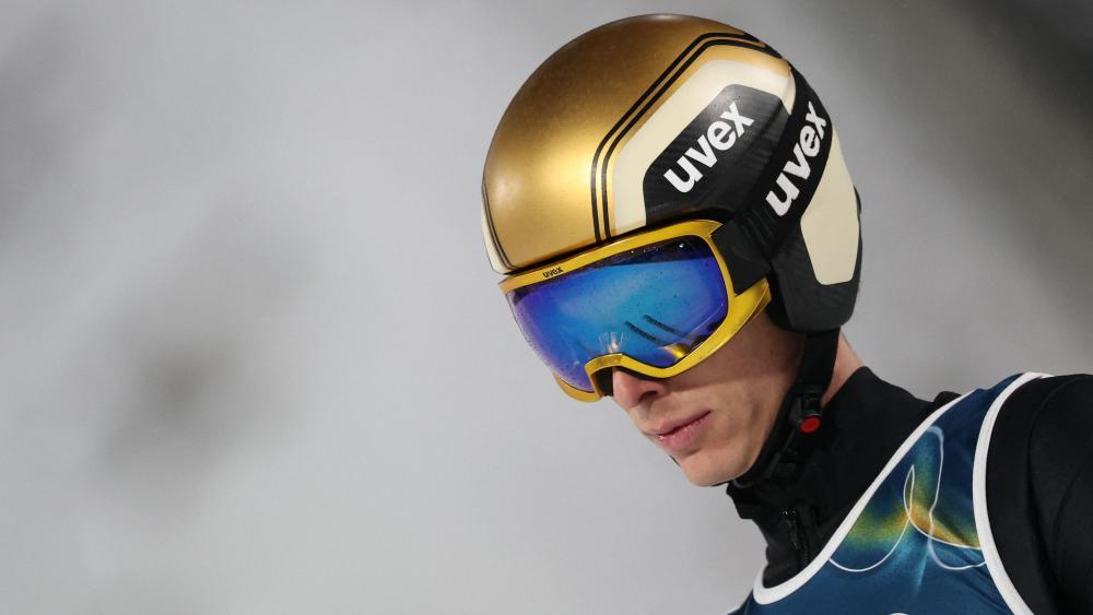 Alex Insam, Skispringer aus Gröden. © APA/afp / ANNE-CHRISTINE POUJOULAT