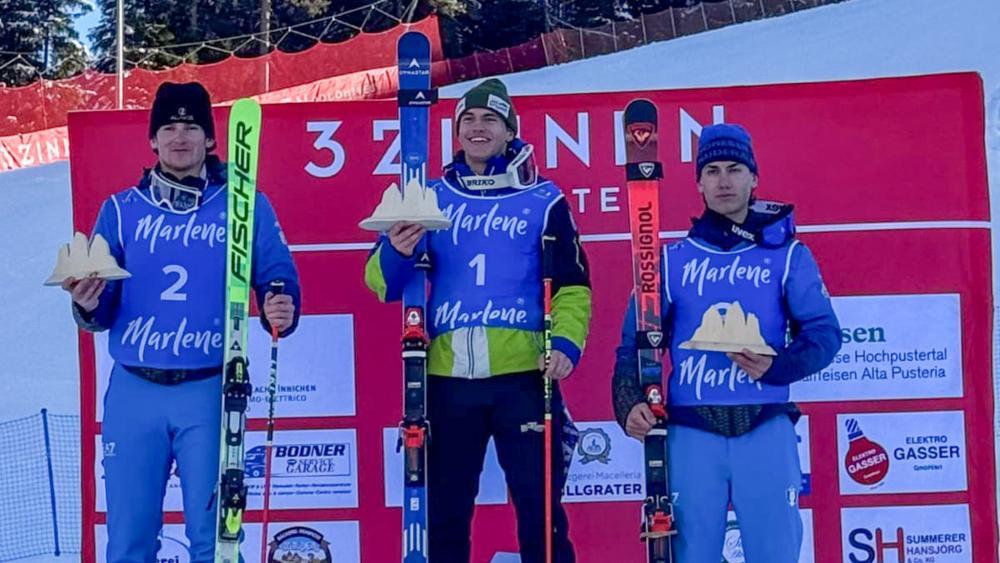 Das Podest der U21-Herren.