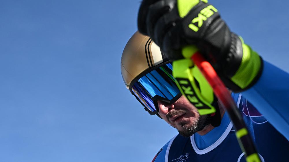 Dominik Paris ist fokussiert, aber locker. © APA/afp / FABRICE COFFRINI