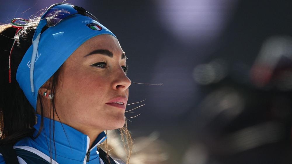 Dorothea Wierer bestreitet am Samstag das letzte Rennen ihrer Karriere. © APA/afp / FRANCK FIFE