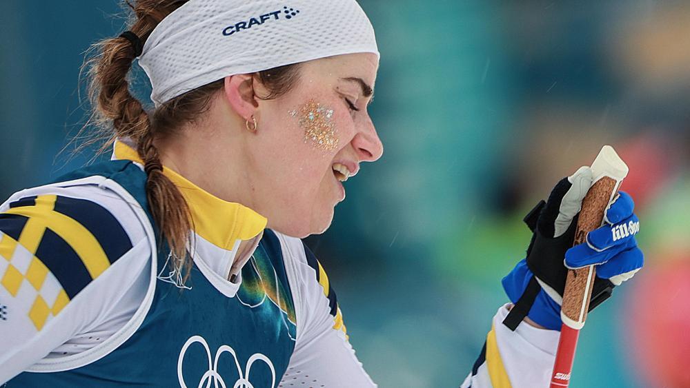 Ebba Andersson hatte großes Pech. © ANSA / HANNIBAL HANSCHKE