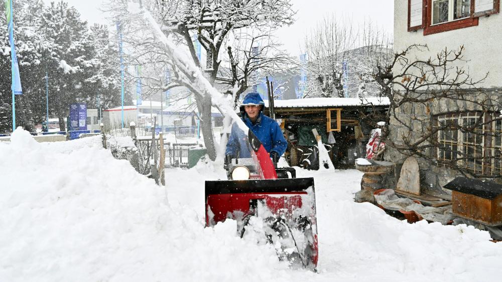 In Cortina d'Ampezzo ist Neuschnee gefallen. © APA / HANS KLAUS TECHT