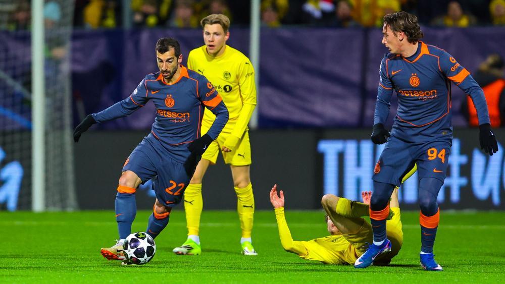 Inter muss zu Hause einen Zwei-Tore-Rückstand aufholen. © APA/afp / THOMAS ANDERSEN