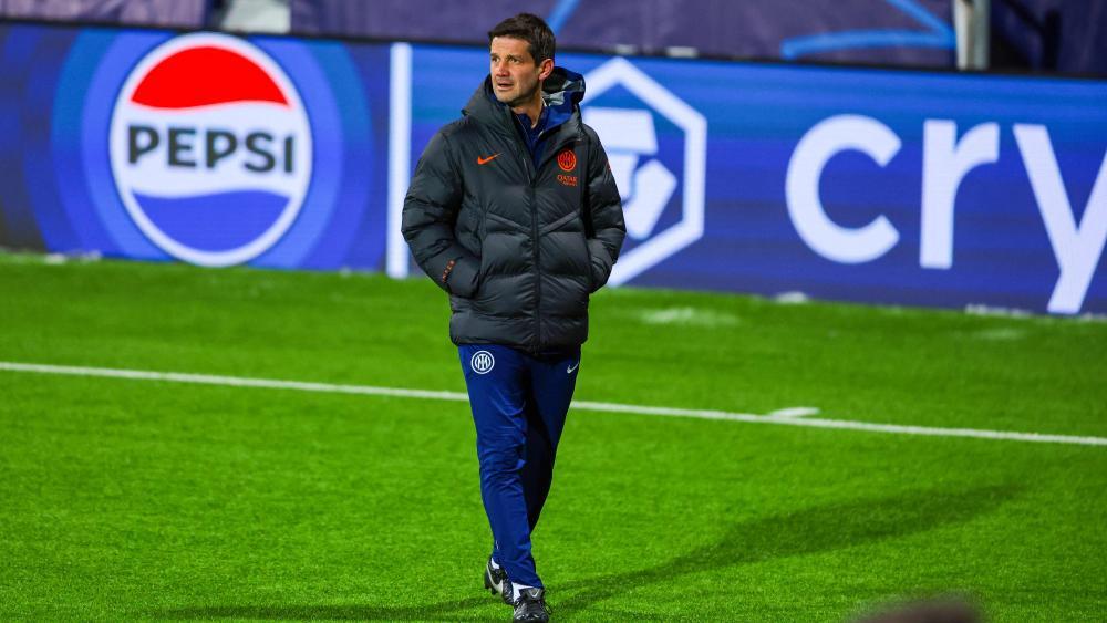 Inter-Trainer Christian Chivu gastiert mit seinem Team in Norwegen. © APA/afp / THOMAS ANDERSEN