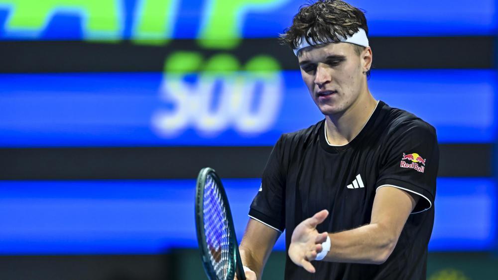 Jakub Mensik schied im Halbfinale aus. © ANSA / NOUSHAD THEKKAYIL