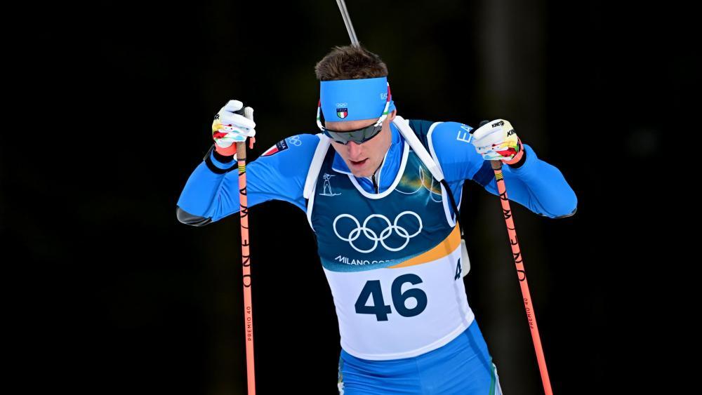 Lukas Hofer sera en action dimanche. © ANSA / MARKO METELKO