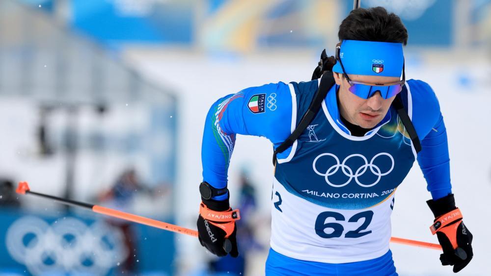 Medaillenkandidat Tommaso Giacomel landete außerhalb der Top-20. © ANSA / PIERRE TEYSSOT