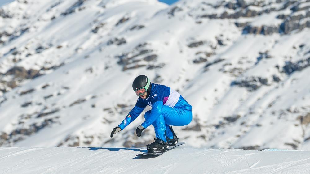 Omar Visintin ist im Einzelwettbewerb früh ausgeschieden. © APA / EXPA/ JOHANN GRODER