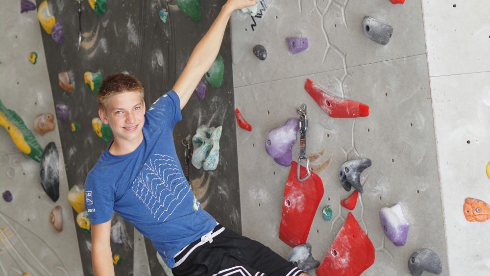 Pier Giulio Paglierani ist eines der größten Klettertalente in Südtirol.