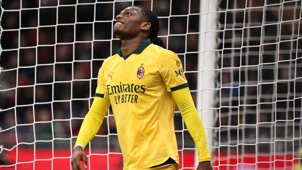 Rafael Leaos Treffer war zu wenig. © APA/afp / PIERO CRUCIATTI