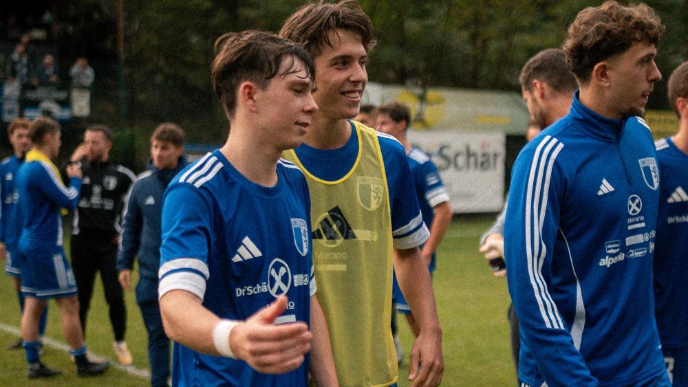 Raphael Unterhurner (l.) ist einer von den Obermaiser Jungspunden, die ihre Serie-D-Chance nutzen.