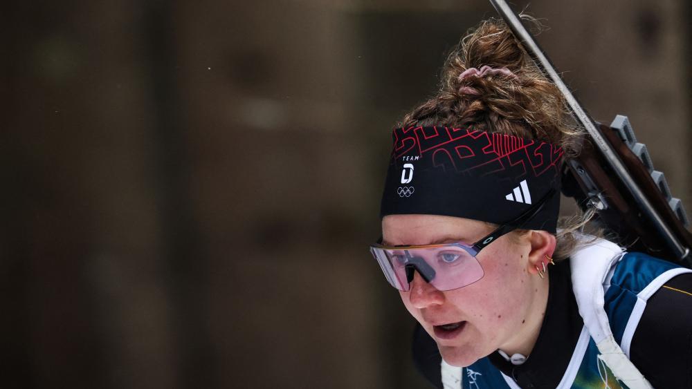 Selina Grotian ist von den Olympischen Spielen in Antholz enttäuscht. © APA/afp / FRANCK FIFE