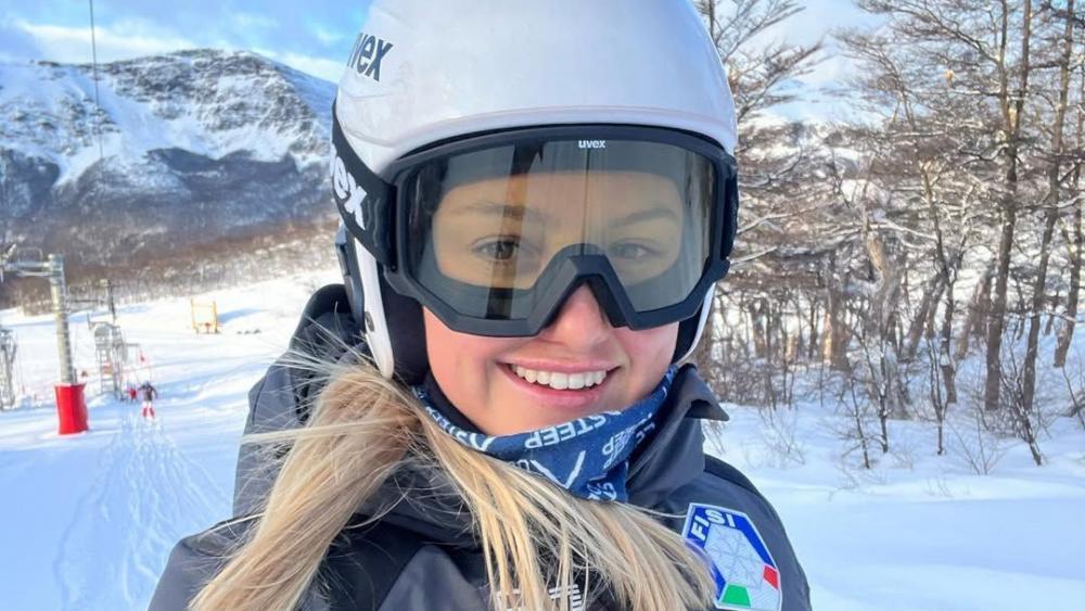 Sophie Mathiou steht im Europacup-Riesentorlauf zurzeit ganz vorne.