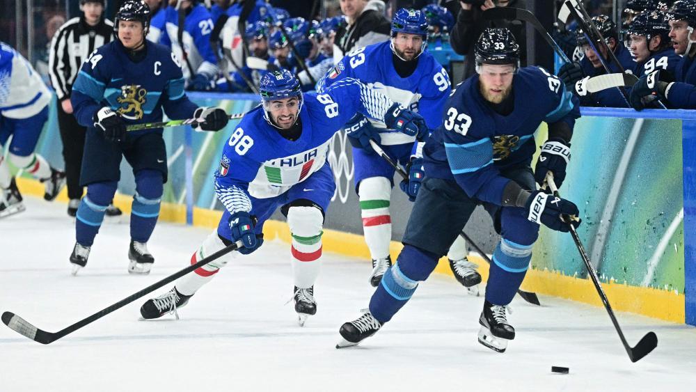 Tommaso De Luca & Co. hatten gegen Finnland keine Chance. © APA/afp / JULIEN DE ROSA