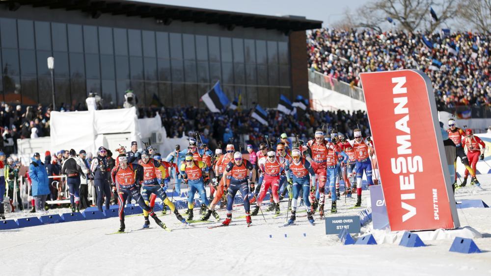 Am Sonntag geht der Weltcup in Otepää mit der Mixed-Staffel zu Ende. © ANSA / TOMS KALNINS